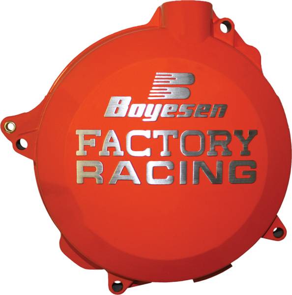 BOYESEN - FACTORY RACING CLUTCH COVER ORANGE - Image 1