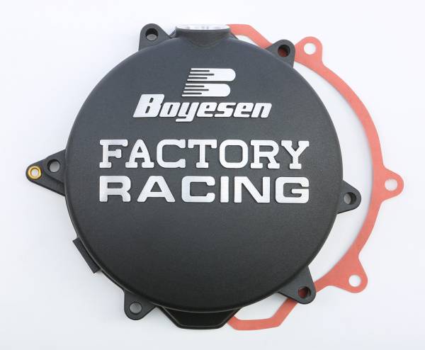 BOYESEN - FACTORY RACING CLUTCH COVER BLACK - Image 1