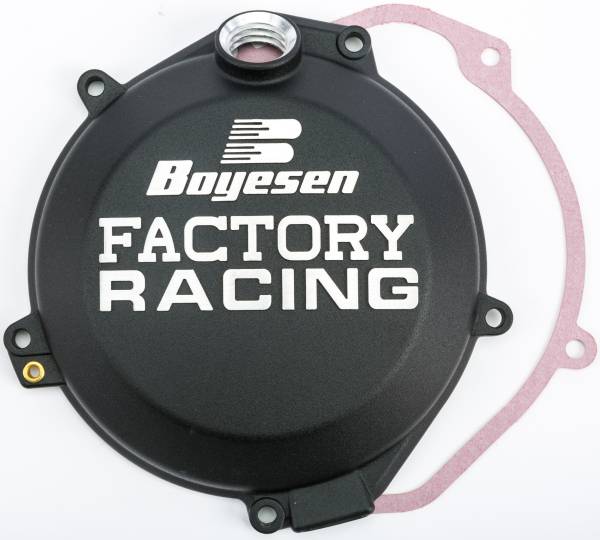 BOYESEN - FACTORY RACING CLUTCH COVER BLACK - Image 1