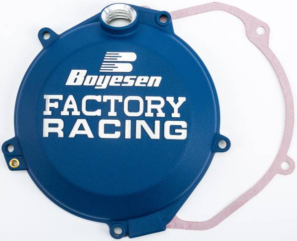 BOYESEN - FACTORY RACING CLUTCH COVER BLUE - Image 1