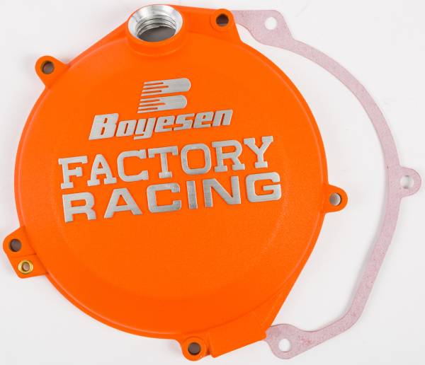 BOYESEN - FACTORY RACING CLUTCH COVER ORANGE - Image 1