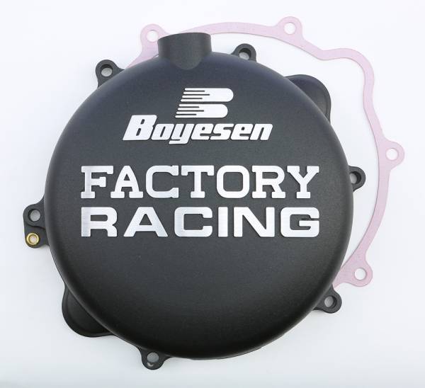 BOYESEN - FACTORY RACING CLUTCH COVER BLACK - Image 1