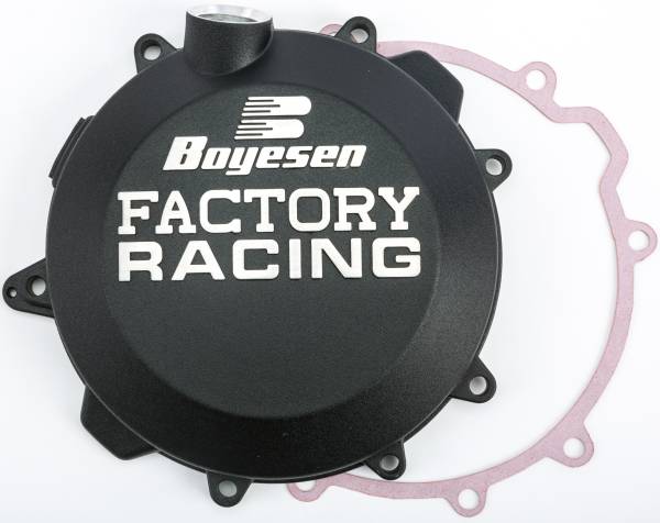 BOYESEN - FACTORY RACING CLUTCH COVER BLACK - Image 1