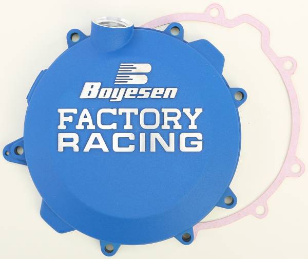 BOYESEN - FACTORY RACING CLUTCH COVER BLUE - Image 1