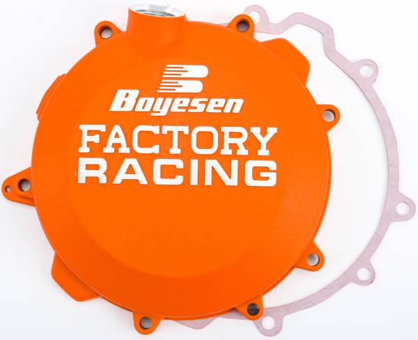 BOYESEN - FACTORY RACING CLUTCH COVER ORANGE - Image 1