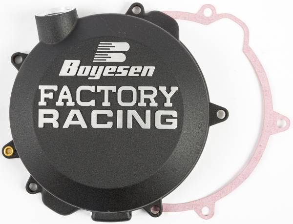 BOYESEN - FACTORY RACING CLUTCH COVER BLACK - Image 1