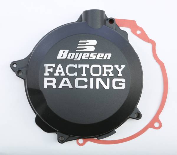 BOYESEN - FACTORY RACING CLUTCH COVER BLACK - Image 1