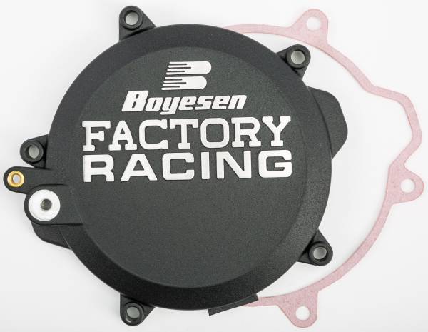 BOYESEN - FACTORY RACING CLUTCH COVER HUSKY/KTM BLACK - Image 1