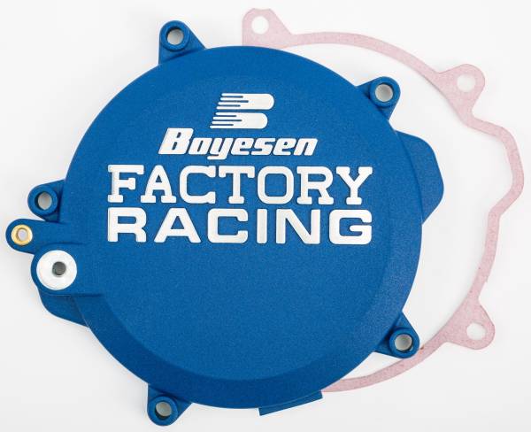 BOYESEN - FACTORY RACING CLUTCH COVER HUSKY BLUE - Image 1