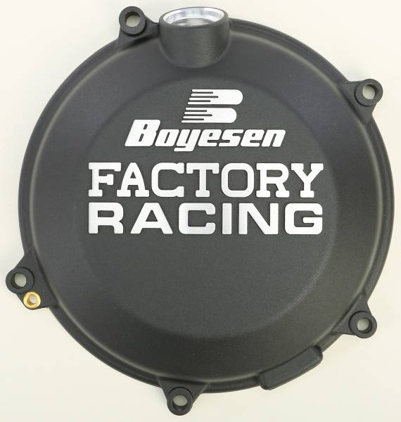 BOYESEN - FACTORY RACING CLUTCH COVER BLACK - Image 1