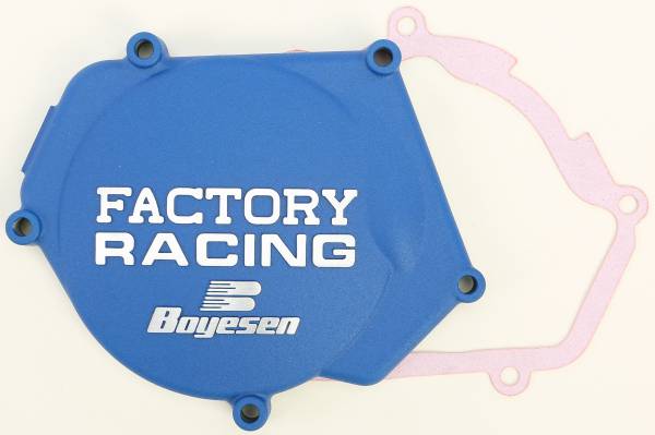 BOYESEN - FACTORY RACING IGNITION COVER BLUE - Image 1