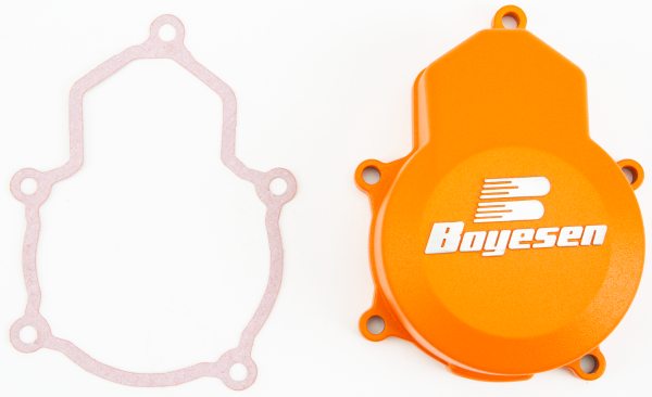 BOYESEN - FACTORY RACING IGNITION COVER KTM ORANGE - Image 1