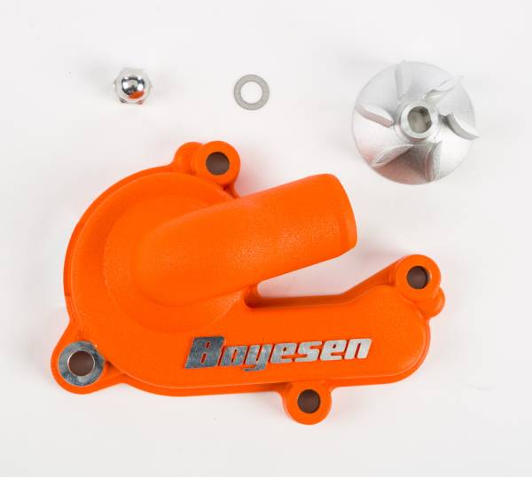 BOYESEN - WATERPUMP COVER & IMPELLER KIT ORANGE - Image 1