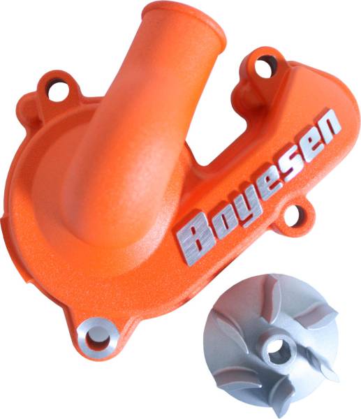 BOYESEN - WATERPUMP COVER & IMPELLER KIT ORANGE - Image 1