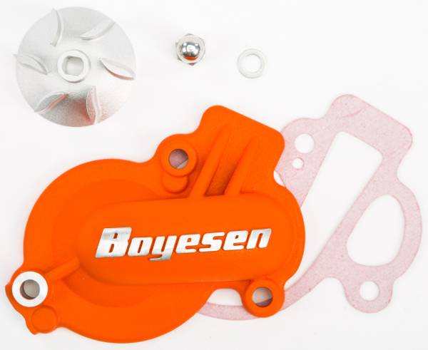 BOYESEN - WATERPUMP COVER & IMPELLER KIT ORANGE - Image 1