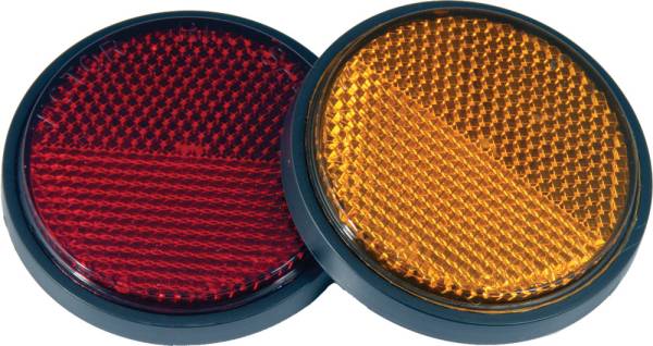 CHRIS PRODUCTS - REFLECTOR ADHESIVE MOUNT RED - Image 1