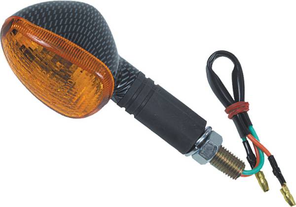 FIRE POWER - OVAL MARKER LIGHT FRONT CARBON - Image 1