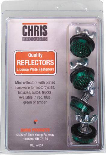 CHRIS PRODUCTS - MINI-REFLECTORS AMBER 4/PK - Image 1