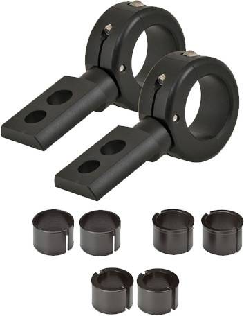 PIAA - BILLET MOUNTING BRACKET BLACK 7/8"-1 1/4" - Image 1