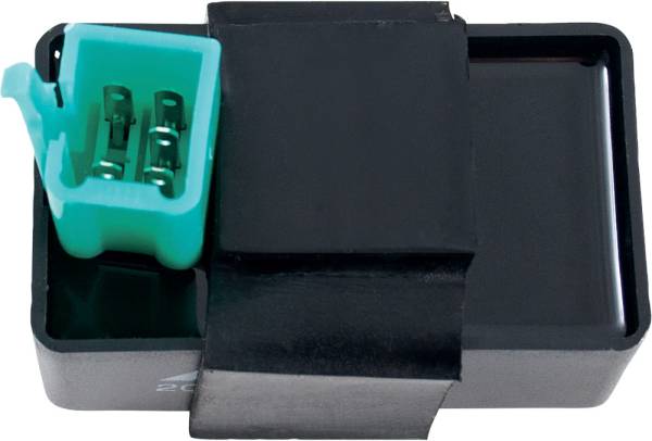 MOGO PARTS - CDI 5 PIN FEMALE AC PLUG 50-125CC (GREEN) - Image 1