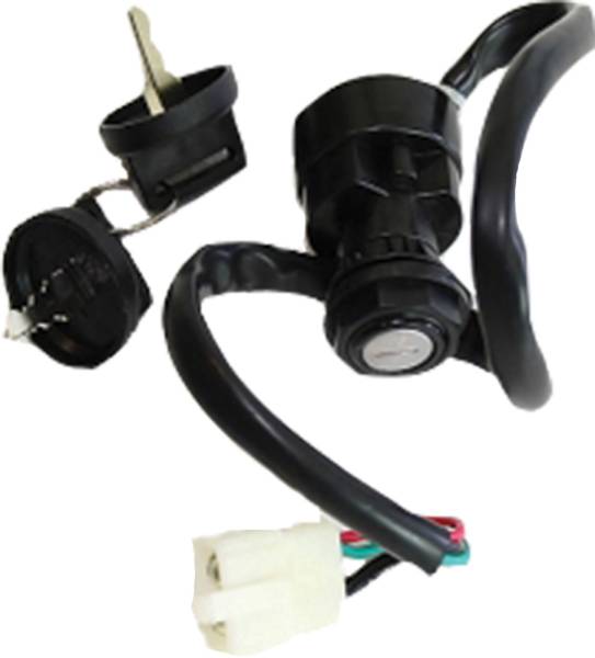 MOGO PARTS - 4-STROKE IGNITION SWITCH 5 WIRE 3 POSITION FEMALE PLUG - Image 1