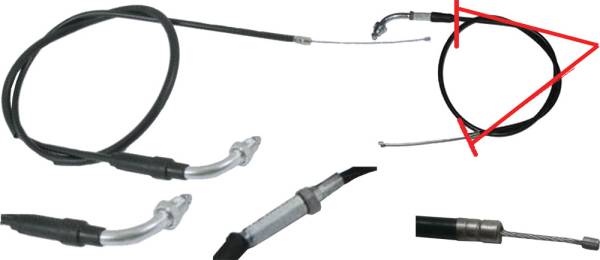 MOGO PARTS - THROTTLE CABLE T2 30" - Image 1