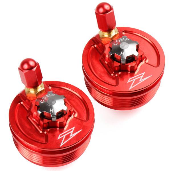 ZETA - FRONT FORK TOP CAP RED - Image 1