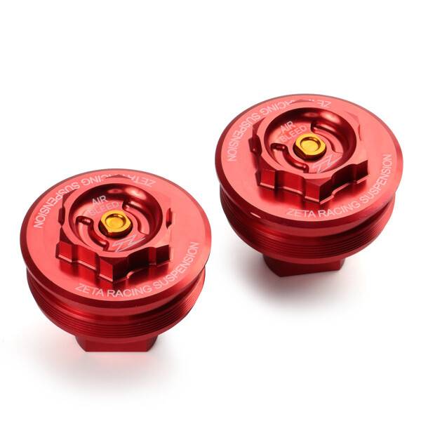 ZETA - FRONT FORK TOP CAP RED - Image 1