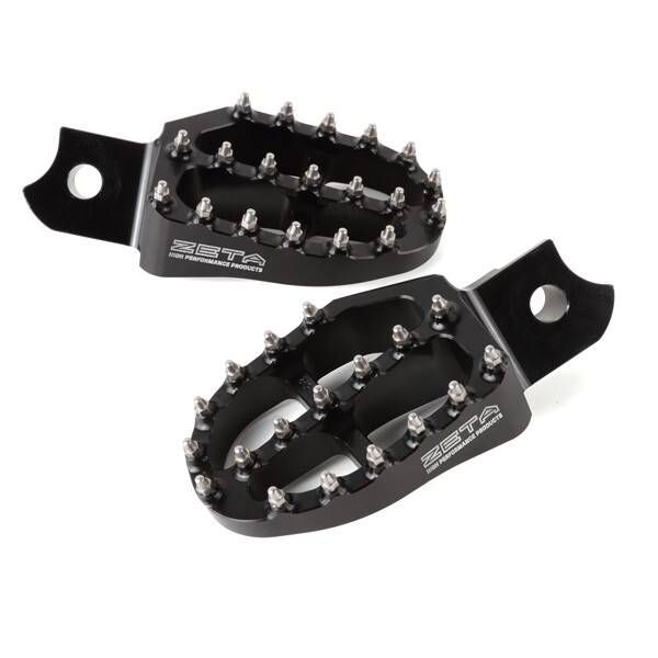 ZETA - ALUMINUM FOOTPEGS BLACK - Image 1