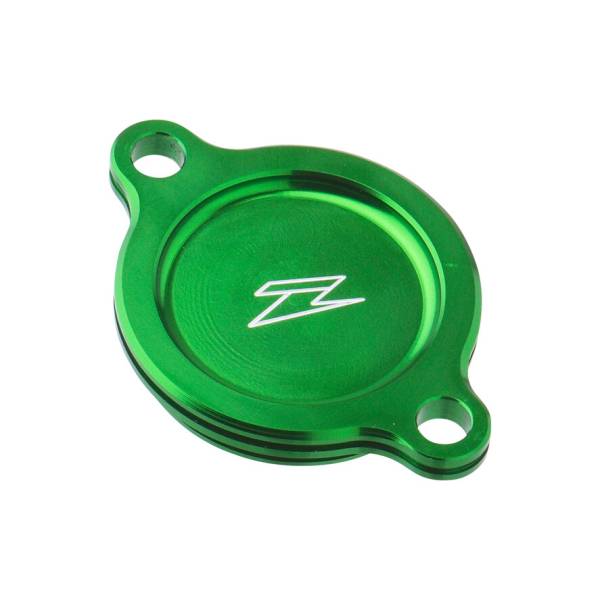 ZETA - OIL FILTER COVER KAW GREEN - Image 1