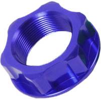 ZETA - STEERING STEM NUT & BOLT BLUE M22X27-P1.0 H12 - Image 1