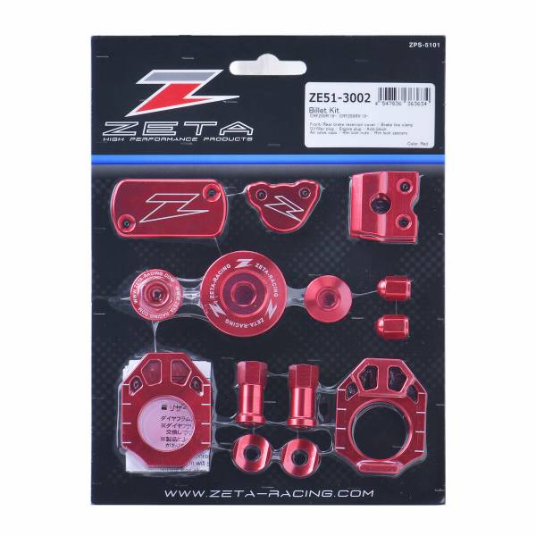 ZETA - BILLET KIT HON RED - Image 1