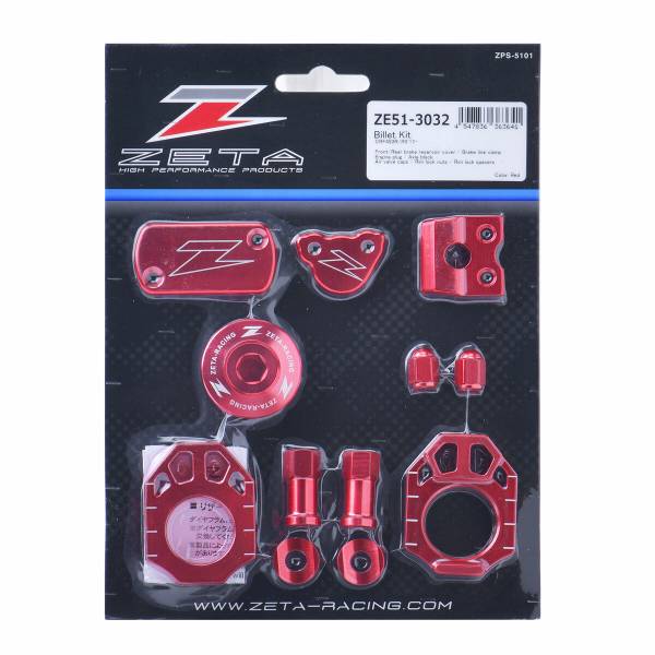 ZETA - BILLET KIT HON RED - Image 1