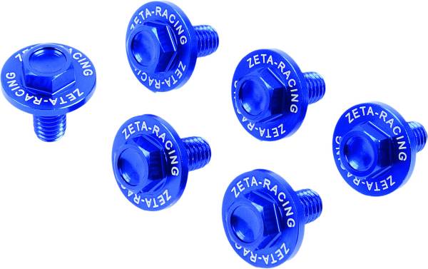 ZETA - FORK GUARD BOLT KAW BLUE - Image 1