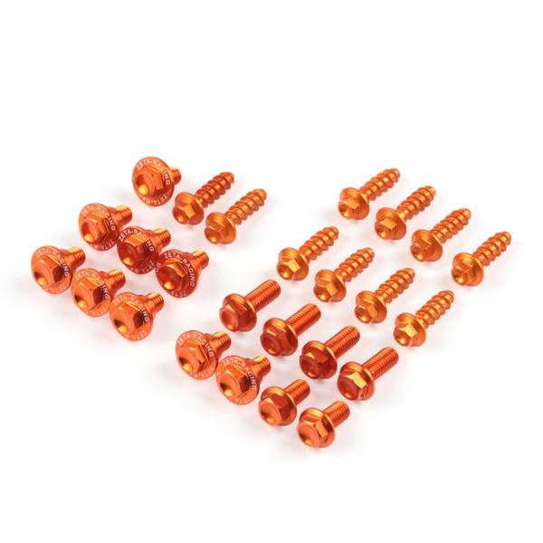 ZETA - ALUMINUM BOLT KIT ORANGE - Image 1