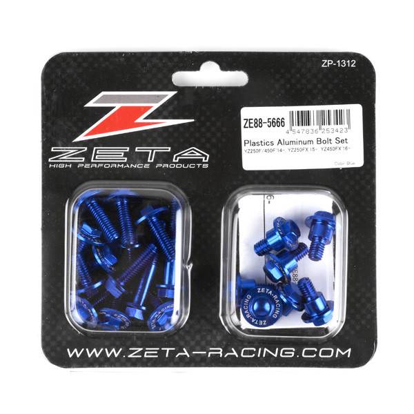 ZETA - ALUMINUM BOLT KIT BLUE - Image 1