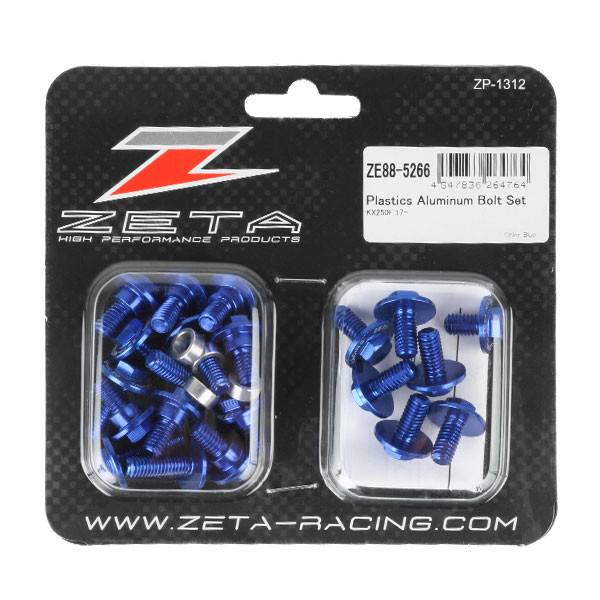 ZETA - ALUMINUM BOLT KIT BLUE - Image 1