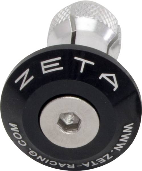 ZETA - BAR END PLUG BLACK - Image 1