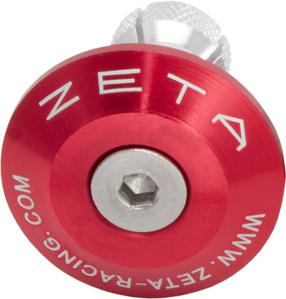 ZETA - BAR END PLUG RED - Image 1