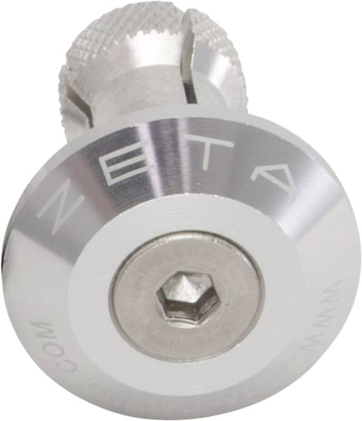 ZETA - BAR END PLUG SILVER - Image 1