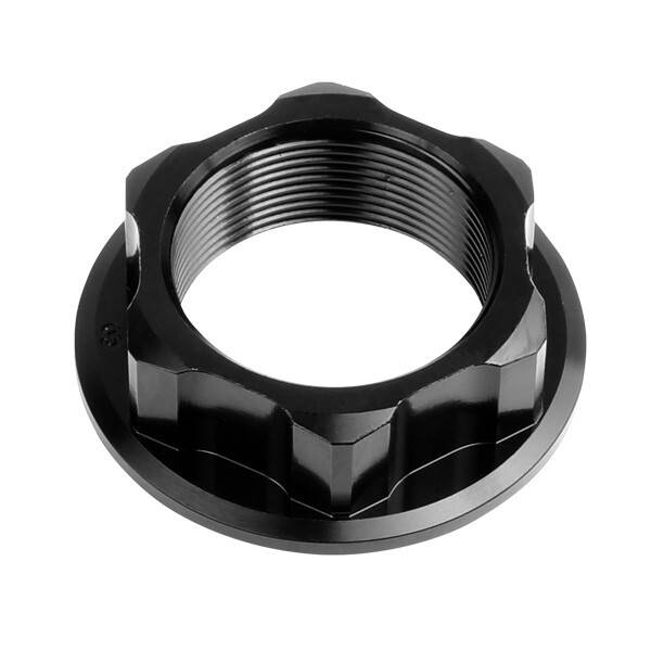 ZETA - STEERING STEM NUT BLACK - Image 1