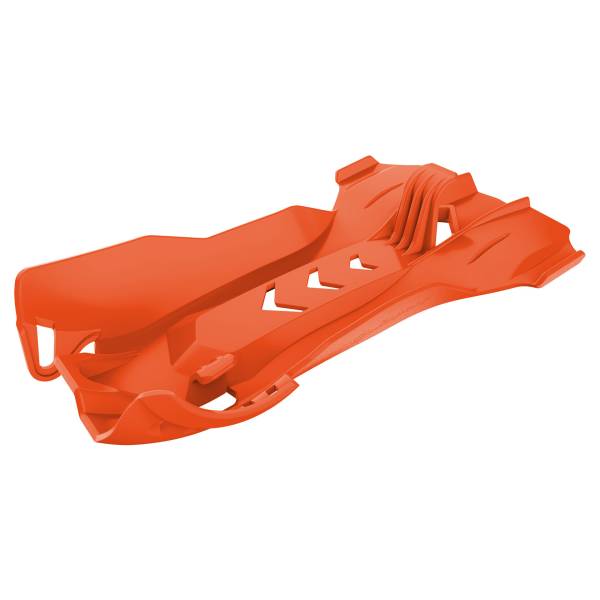 POLISPORT - FORTRESS SKID PLATE ORANGE - Image 1