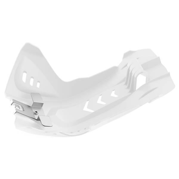 POLISPORT - FORTRESS SKID PLATE WHITE - Image 1