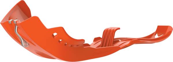 POLISPORT - FORTRESS SKID PLATE W/LINK PROTECTOR ORANGE - Image 1