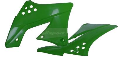 POLISPORT - RADIATOR SHROUD GREEN - Image 1