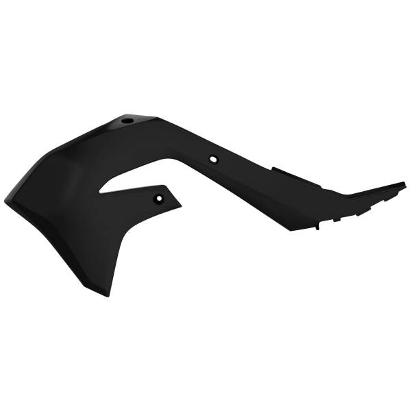 POLISPORT - RADIATOR SHROUD BLACK - Image 1