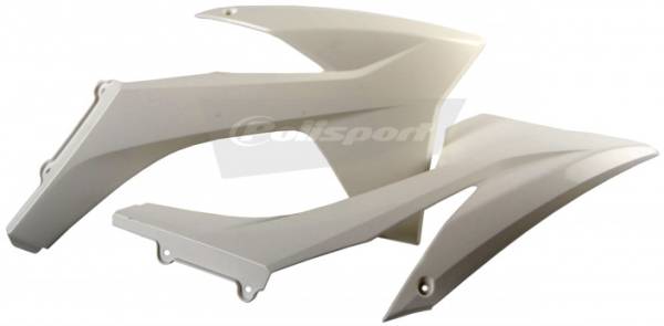 POLISPORT - RADIATOR SHROUD WHITE - Image 1