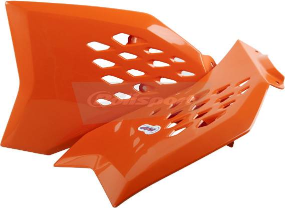 POLISPORT - RADIATOR SHROUD ORANGE - Image 1