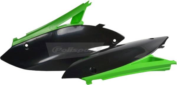 POLISPORT - SIDE PANELS GREEN/BLACK - Image 1