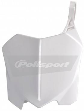 POLISPORT - FRONT NUMBER PLATE WHITE - Image 1